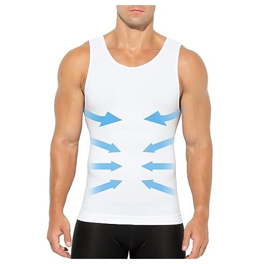 Casey Kevin Chaleco de Compresión Hombre Deportiva Camiseta de Tirantes Chaleco para Fitness Gimnasio Running