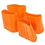 4pcs Ladder Foot Cover Ladders and Scaffolding Ladder Boots Cover for Ladder Step Ladder Feet Covers Attic Ladder Pull Down System Non- Skid Ladder Pads Stabilizer Giant