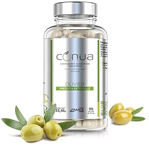 Conua® olijvenbladeren, kunstdruk, antioxiderend, zonder additieven, 90 capsules, veganistisch