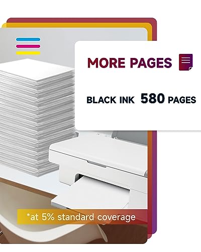 Sunnieink 301XL Black Ink Cartridge, 750+ Pages, Replacement for HP 301 Black Ink Cartridge Original - Image 3