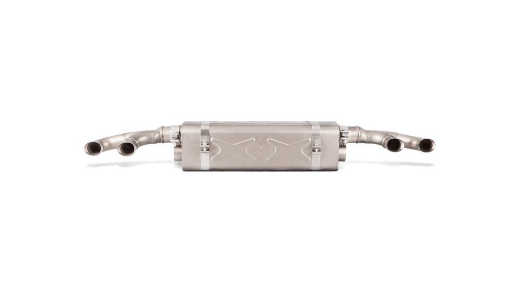 Akrapovic - 16-17 Porsche 911 Turbo/Turbo S (991.2) Slip-On Line (Titanium) (Req. Tips/Diffuser) (S-