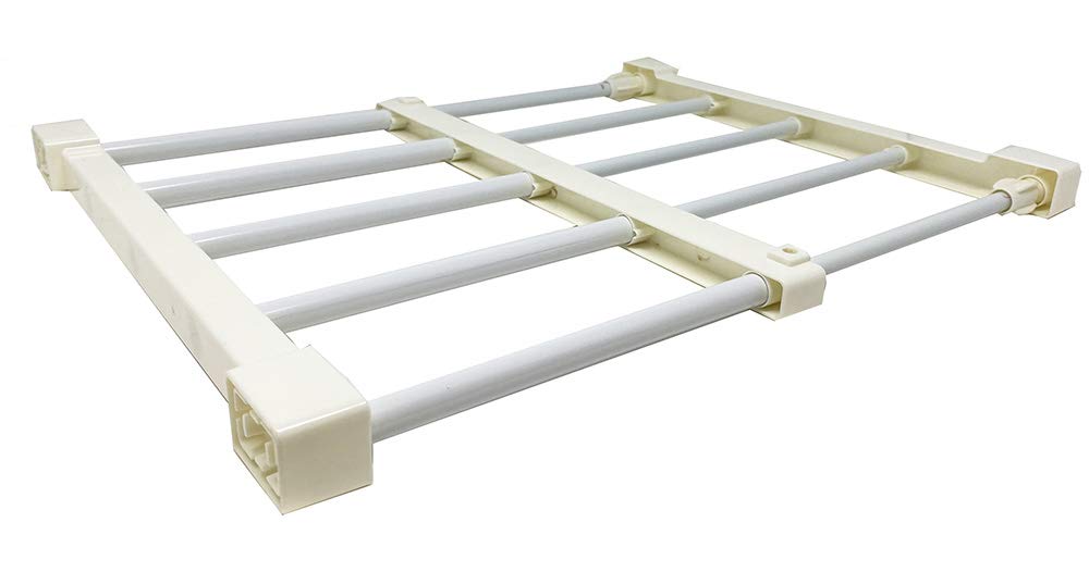 Vetrineinrete® Mensola estensibile per armadio mobile scaffale regolabile telescopico stand (DA 30 A 40 CM X 35 CM)