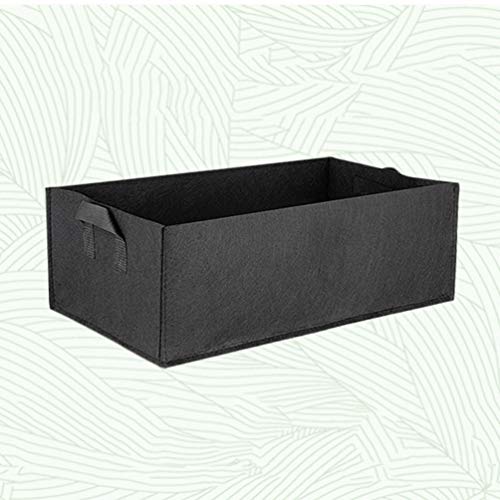 Topbathy 2Pcs Fabric Raised Garden Bed Garden Grow Bags Gallon Rectangle Planting Bag Planter Pot With Handles For Plants Flowers Vegetables #TOP1