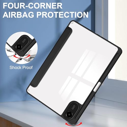 Image of ProElite Case Cover for Xiaomi Redmi Pad 2 11 inch Cover, Transparent Flip Case for Xiaomi Redmi Pad 2 11 inch Case Cover with Pen Holder, Haze Blue