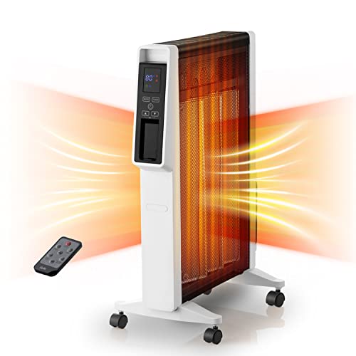 Sofly Mica Space Heater,1500W Electric Heaters for Indoor Use Bedroom