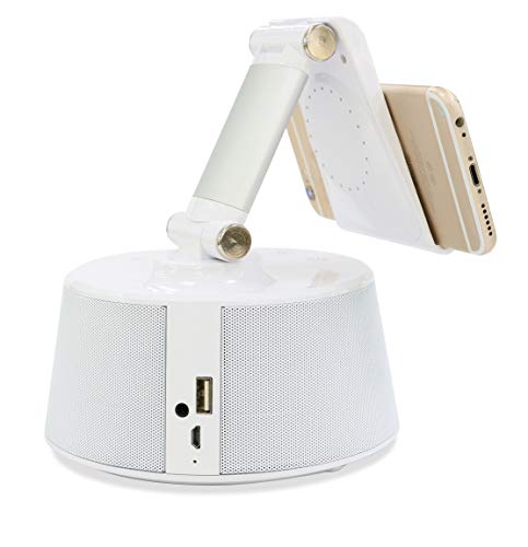 Emerson Docking Station With Wireless Charging, Bluetooth Speaker, Radio And Alarm Clock With Extending And Rotating Phone Rest For Hands Free Calling thumb #5