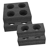 GLEAVI 4 Stück Teiliges Getränketräger mit Becherhaltern Stabiler Getränkehalter für Becher für Takeaway Picknick und Veranstaltungen aus Leichtem Material