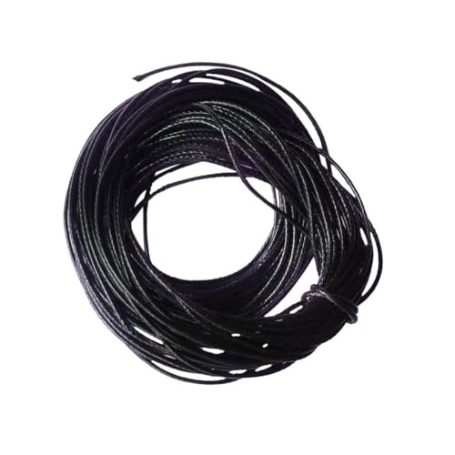 Hilo de seda negro de 1 mm de grosor, 30 metros miniatura 2