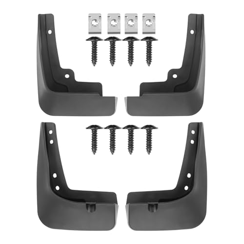 Image of Mud Flaps Splash Guards for Fit 2022-2025 Hyundai Tucson | Required Bendable Mud Guards | Front & Rear 4-Piece Set Car Accessories