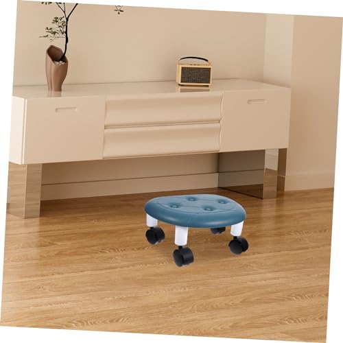 Mini tabouret multifonction pivotant avec assise basse en plastique - 7