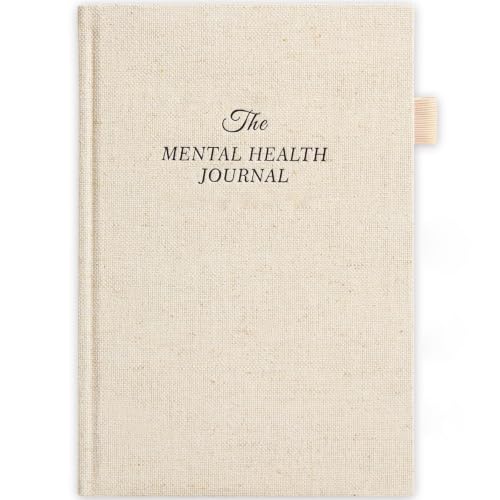 Image of Mental Health Journal, Anxiety & Guided Journal for Women, 91 Days Self-Care Journal to Practice Positive Thinking, ADHD Planner with Mood Tracker (A5 Size)-Beige