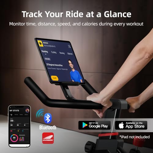 Image of HARISON Exercise Bike for Home, Magnetic Indoor Cycling Stationary Bike