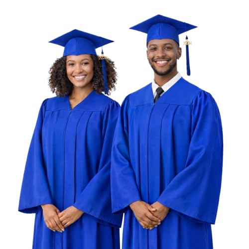 Image of Raj Costume Convocation Dress Graduation Gown and Cap Set for Kids & Adults Convocation Dress Academic Degree Ceremony Robe for School College Graduation Day Matte Polyester Pleated Convocation Gown