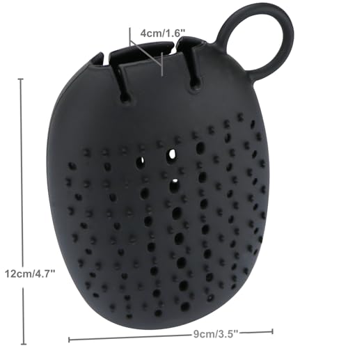 ZhaoCo Silikon Seifenbeutel und Seifenspartasche zur Verwendung in der Dusche, Schnell Trocknend & Schimmelfrei, Sanftes Peeling, langlebig & wiederverwendbar für die Aufbewahrung im Badezimmer