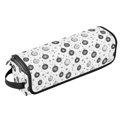 Bolsa de viaje vintage para herramientas de cabello, resistente al calor, elegante y portátil para planchas, rizadores y accesorios de cuidado capilar