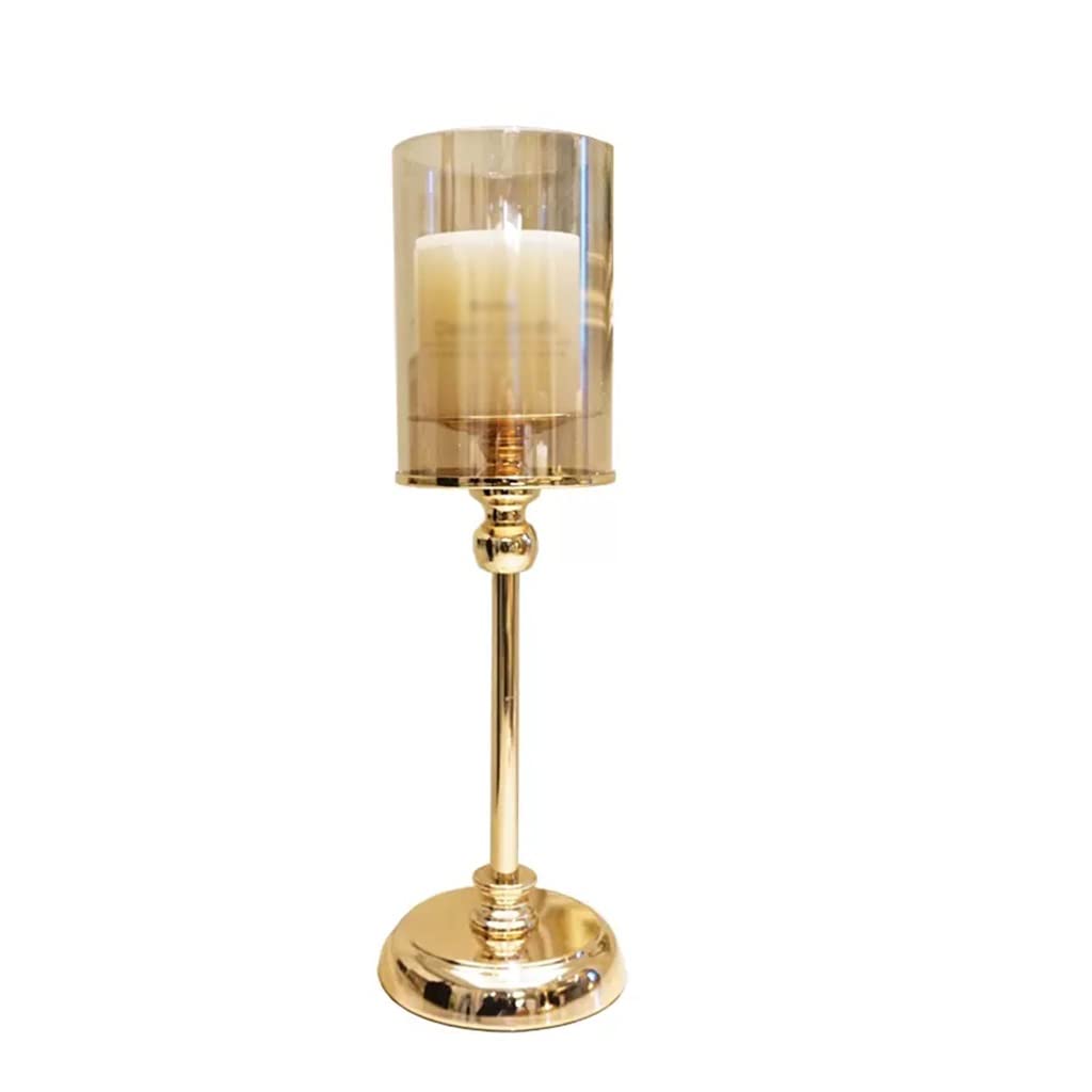 HTTGDGDH European Candle Table Set Up A Romantic Candlelight Dinner Props Atmosphere Layout Supplies Nordic Western Household,D-12 * 39cm