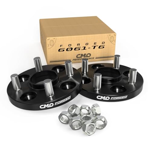 Customadeonly 4x100 Forged Hubcentric Wheel Spacers 15mm Black (2pcs) Compatible for Miata 124 Spider Corolla Echo MR2 xA xB iA Rio Spectra (54.1mm Center Bore M12x1.5 Studs)