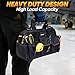 TICONN Heavy Duty Tool Bag with Multi-Pockets, Portable Tool Box Organizer Storage Bag, with Adjustable Shoulder Strap and Ergonomic Handle (Black, 14