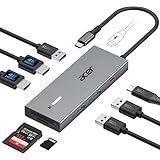 Acer USB C ドッキングステーション (9-in-1, Dual Display) USB ハブ Type-c 4K@60Hz HDMI 拡張 リプル ディスプレイ 2畫面、 2*HDMI出力、3*USB A&C 3.0ポート 高速データ転送、100W PD急速充電、microSD＆SDカードスロット搭載 MacBook Pro/Airなど対応