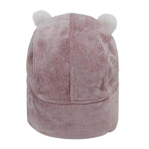 PURFUN Kids Fuzzy Faux Fur Trapper Hats with Cat Ear, Girls Boys Windproof Cozy Earflap Hats Ushanka Ski Caps for 3-8 Yrs3