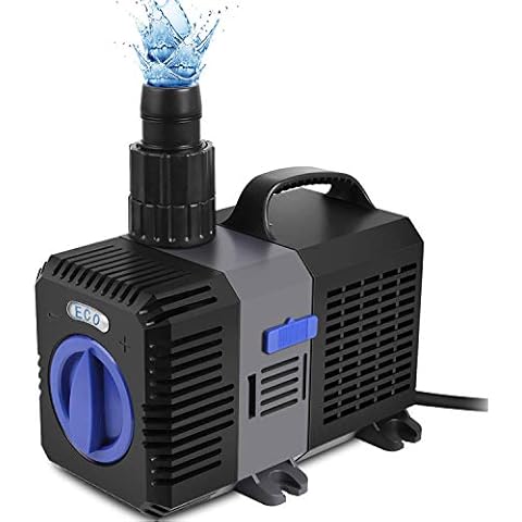 Forever Speed Super ECO Teichpumpe Filterpumpe Energiespar Wasserpumpe Koiteich Bachlaufpumpe (3000-12000L/H) 3600L/H … Cover