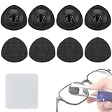 Enhon 8 Pcs Replacement Cleaner Pads Compatible with CarbonKlean Eyeglass Cleaner, Eye Glasses Cleaning Brush Pad Tool, for Cleaning Fingerprint of Lens and Glasses