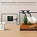 System for Misting Reptile Humidifier, Timer Mist Sprayer Plus Two Free-Rotating Spray Nozzles, Long Pipe Atomizer with Power Adapter, for Snake Lizard Habitat Tropical Plants