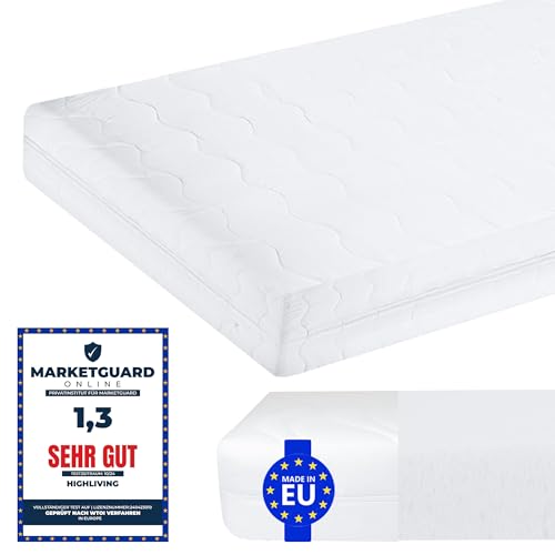 HIGH LIVING Matratze Komfortschaum Kaltschaummatratze -13 cm hoch -...