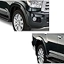Bushwacker OE Style Factory Front & Rear Fender Flares | 4-Piece Set, Black, Smooth Finish | 30912-02 | Fits 2008-2015 Toyota Sequoia w/ Factory Mudflaps