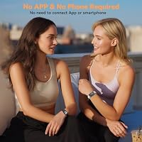 Slim Design Fitness Tracker, No App No Phone Required, Long Battery Life — image 2