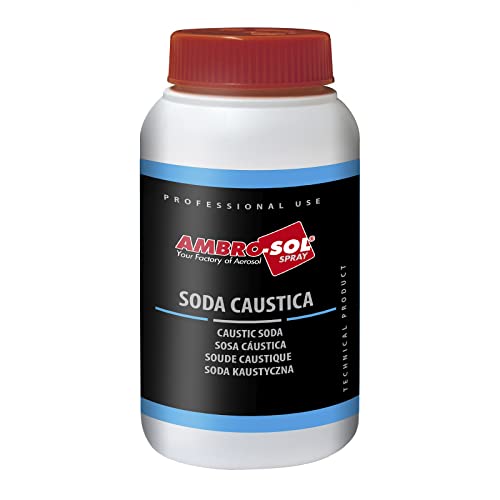 AMBRO-SOL, Limpieza, Sosa Cáustica, Color Blanco, Bote 1L