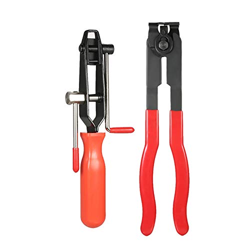 Shentesel 2Pcs Auto CV Joint Boot Clamps Pliers Automobile Car Banding Clamp Tool