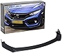 Xotic Tech Front Bumper Lip Chin Spoiler Splitter Diffuser Guard Wing Protector Trim Car Body Kit, Universal Fit for Most Cars (Gloss Black) 3pcs…