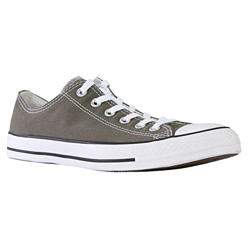 Converse Chuck Taylor All Star Canvas Low Top Sneaker, Charcoal ,6.5 mens_us/8.5 womens_us4