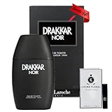Bundle - Noir Cologne for men Eau De Toilette Spray 3.4 fl oz Bundle with .07 Oz Perfume