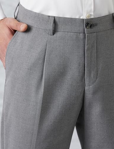 Image of Amazon Brand - Symbol Men Men's Stretchable Formal Pants | Trousers (Regular Fit)