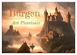 Burgen der Phantasie (Wandkalender 2026 DIN A2 quer), CALVENDO Monatskalender: Mittelalterliche Burgen in einer fesselnden KI-Phantasiewelt (CALVENDO Kunst) - CALVENDO, Doris Krüger 