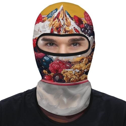 Balaclava Mask for Men Ski Mask for Women Bowl of Berries Full Face Mask Face Cover for Cycling