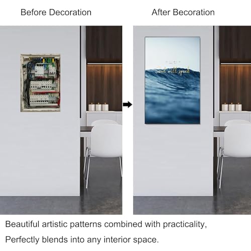 Creative Breaker Box Cover - Detiv Electric Meter & Panel Cover for Indoor/Outdoor Use, Decorative Switch Box, Hides Breaker Panels, Durable & Stylish Design