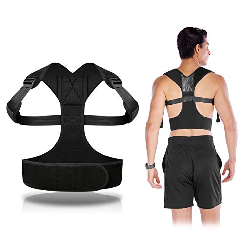 ELEPOESTAR Corrector de Postura Espalda y Hombros, Espalda Recta Soporte Aliviar Dolor...