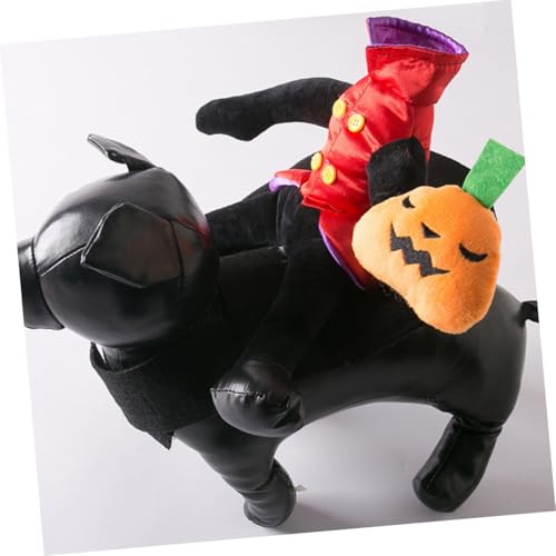 Disfraz de Calabaza Halloween para Perros y Gatos Pequeño miniatura 6
