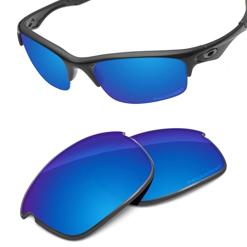 Image of Performance Replacement Lenses Compatible with Oakley Bottle Rocket OO9164 Polycarbonate Polarized Etched-Sky Blue