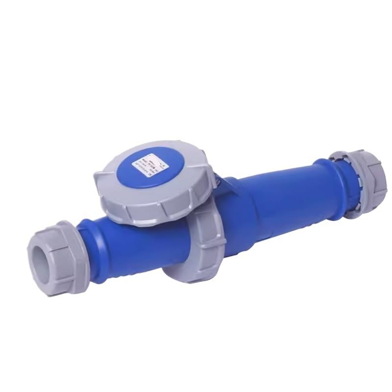 IP67 Waterproof Aviation Plug Connector 3 core 32A Three-Phase Explosion-Proof Industrial Socket 220V(Connector Set)