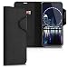 Produktbild kalibri Samsung Galaxy A20e Hülle - Leder Handyhülle für Samsung Galaxy A20e - Schwarz - Handy Wallet Case Cover
