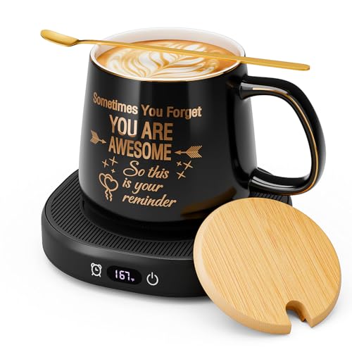 LOUTYTUO Awesome Mug & Warmer Set