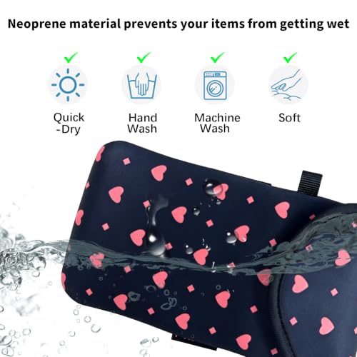 Image of Neoprene Phone Sleeve Pouch Case Bag for Men Women w /Crossbody Strap /Neck Lanyard for iPhone 17 /16 /15 /14 Pro Max, Samsung S25,Pixel 10