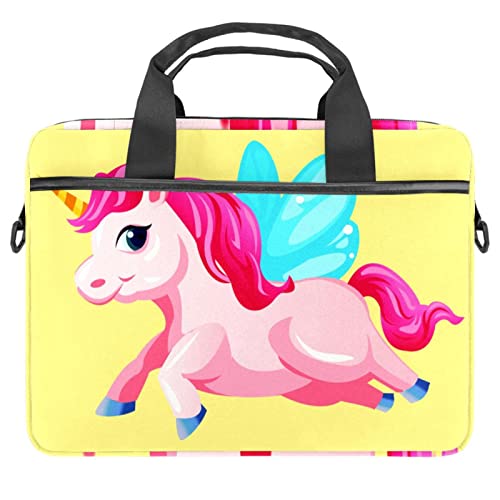 Sac à bandoulière pour ordinateur 13 à 14.5 pouces avec motif zèbre noir et blanc