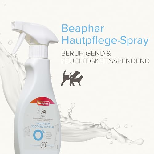 BEAPHAR - Hautpflege-Spray Für Hunde Und Katzen - Gegen Zecken Und Flöhe - Mit Aloe Vera Und Nachtkerzenöl - 250 ml