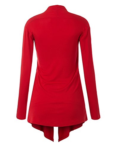 Image of Made By Johnny Women's Open Front Cardigan Lightweight Soft Drape Long Sleeve Cardigan for Work Travel Casual