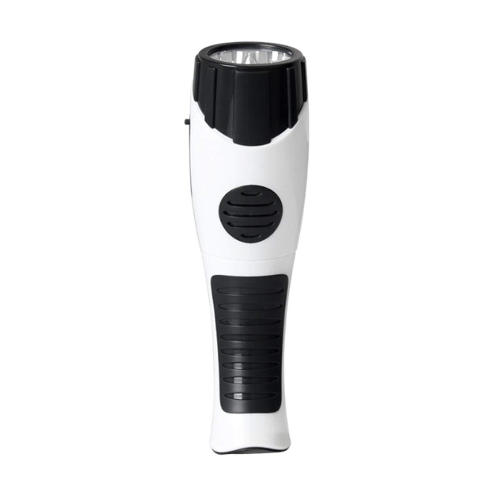 QFGVMXBWKZH Ultra-Long Standby Electric Torch Hand-Cranked Flashlight， Rechargeable Flashlight， Radio， Emergency Mini Multi-Function Flashlight as a Power Bank and Camping Accessories